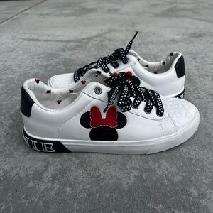 Disney Minnie Mouse Black and White Sneakers